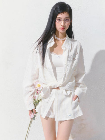 Slim inner suspenders two-piece suit【s0000012141】