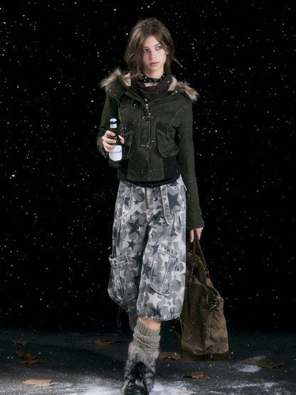 Hooded Short Cotton Jacket【s0000014432】