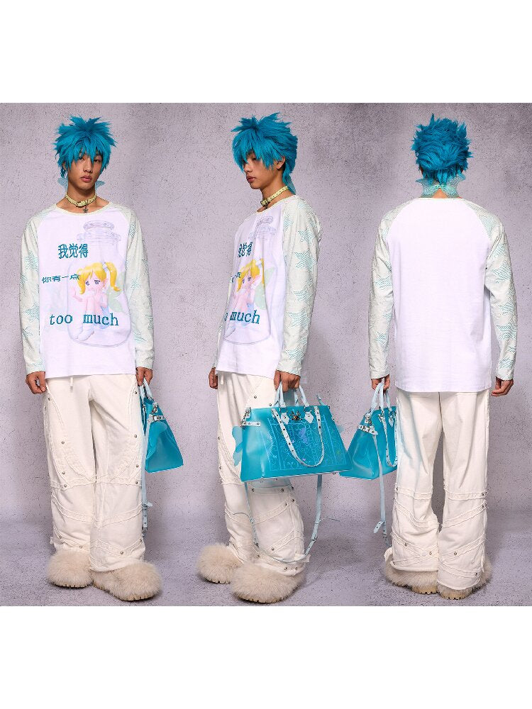 Elf Girl Printed Long Sleeve Top【s0000018731】