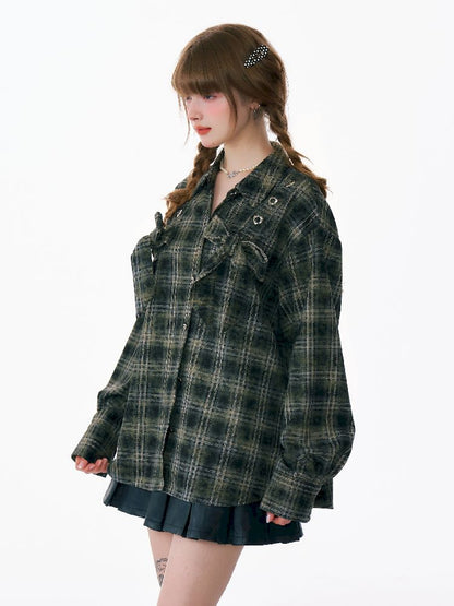 Loose Plaid Jacket【s0000012219】