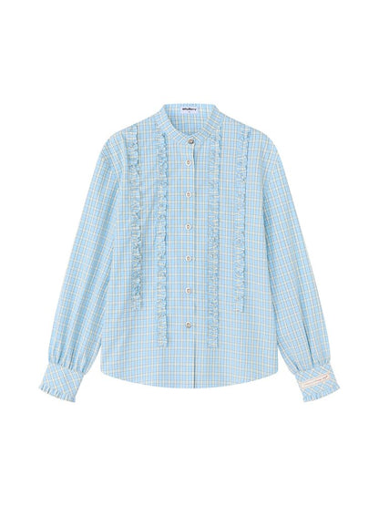 Knitted Track Fungus Edge Shirt【s0000015665】
