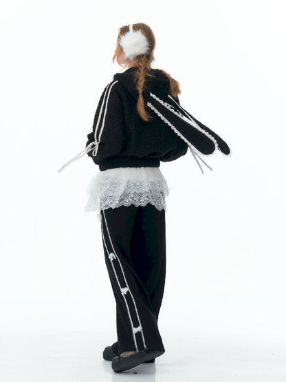 Hooded Rabbit Ears Short Jacket【s0000011500】