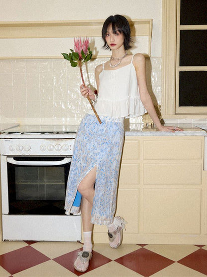 Pure white strapless tops【s0000012956】