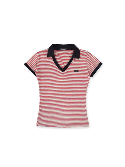 POLO collar short-sleeved T-shirt【s0000012497】