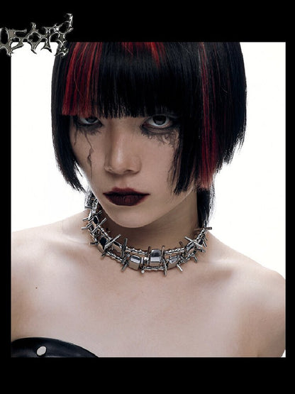 Illusory Heavy Duty Punk Choker Chain【s0000018814】