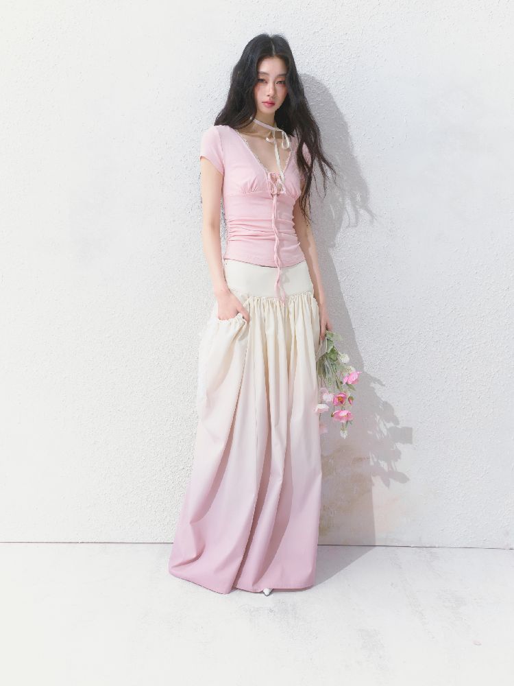 High-Waisted Half-Length Skirt【s0000012144】