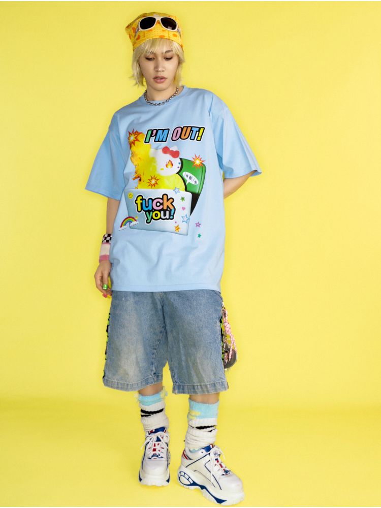 Street Hip Hop Loose T-Shirt【s0000012460】