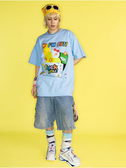 Street Hip Hop Loose T-Shirt【s0000012460】