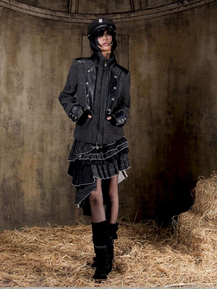 Knightly Punk Vintage Jacket Top【s0000015090】