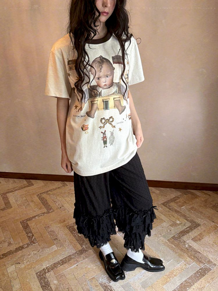 Loose-fitting short-sleeved T-shirt【s0000012763】