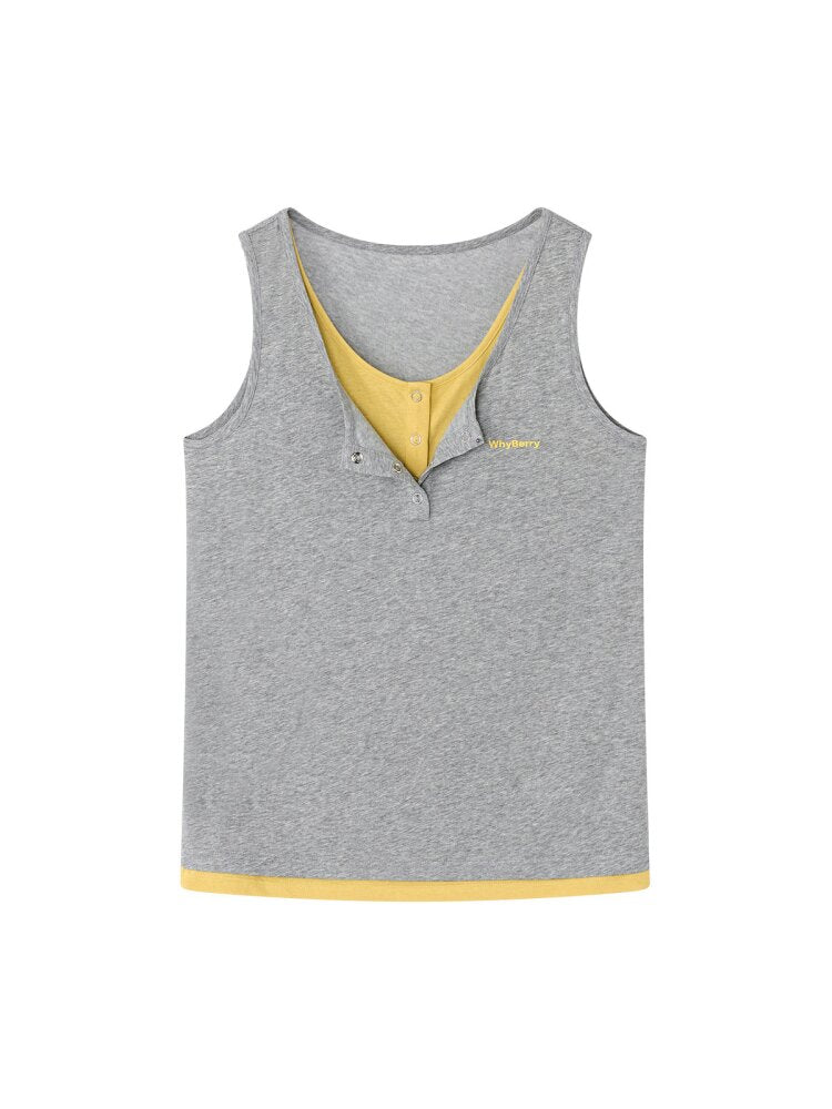 Summer Taste Two Tone Vest Top【s0000015680】