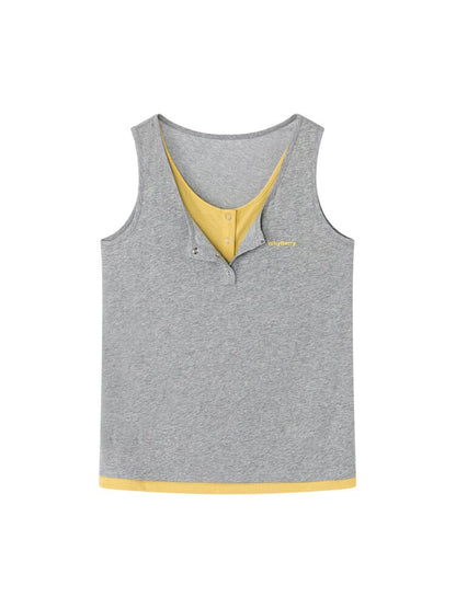 Summer Taste Two Tone Vest Top【s0000015680】