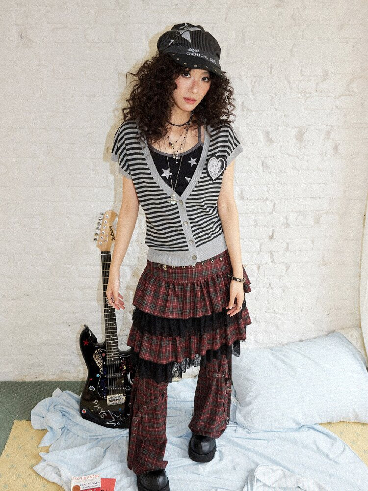 Old-Fashioned Woolen Knit Vest【s0000017901】