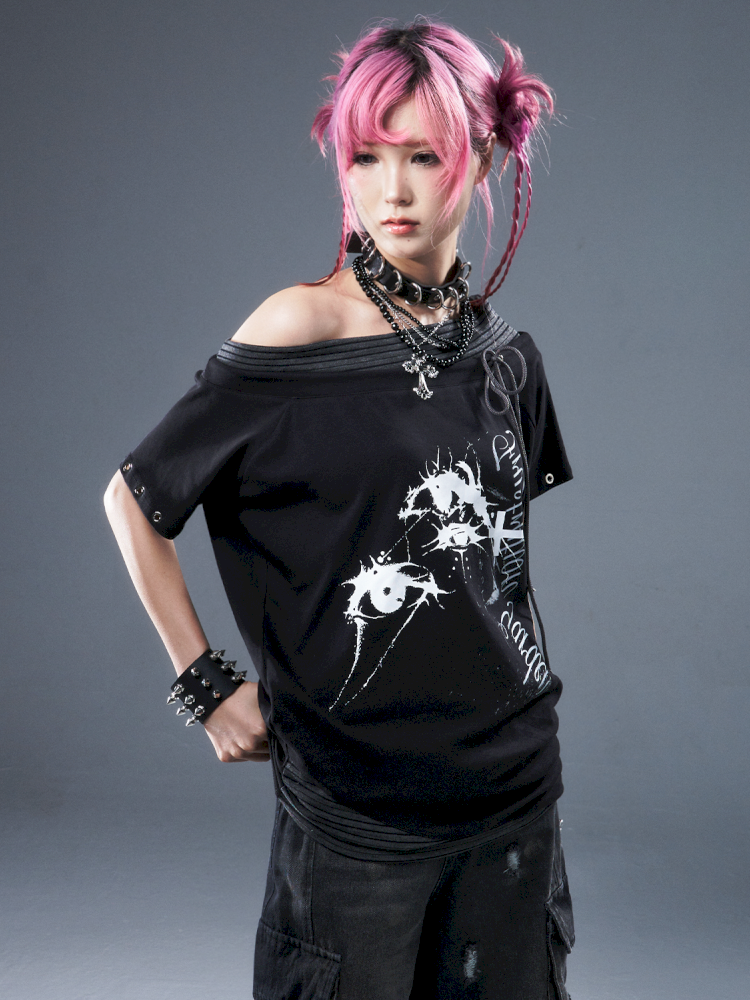 Casual loose-fitting top T-shirt【s0000012947】