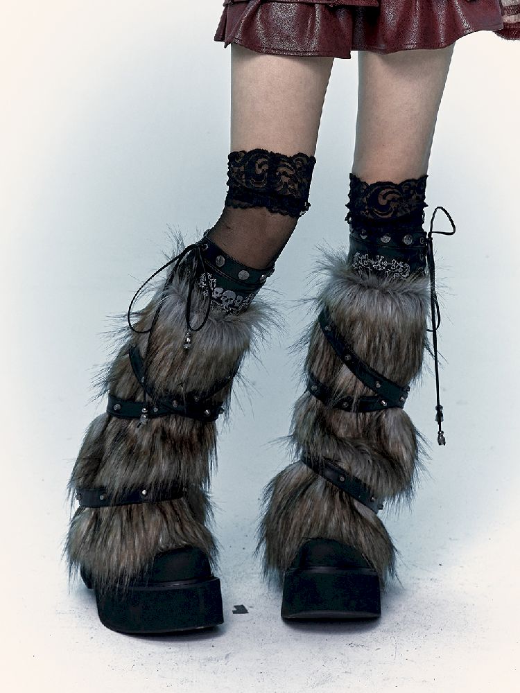 Heavy Duty Fur Pile Leggings [S0000011212]