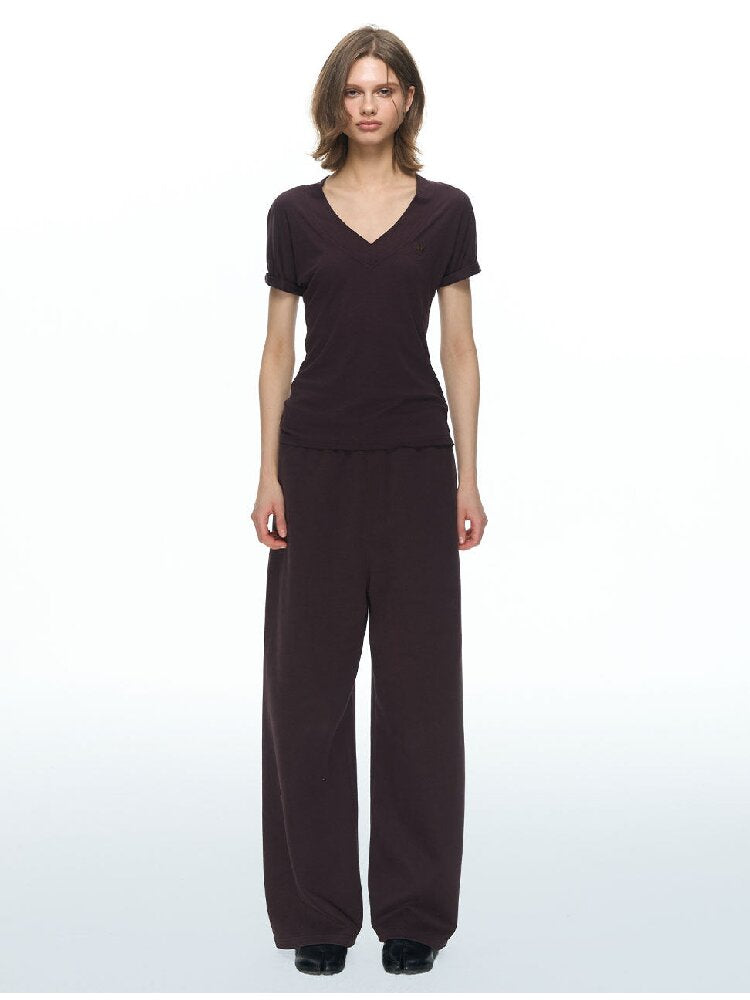 Pure Zipper Short Sweatpants Set【s0000015869】