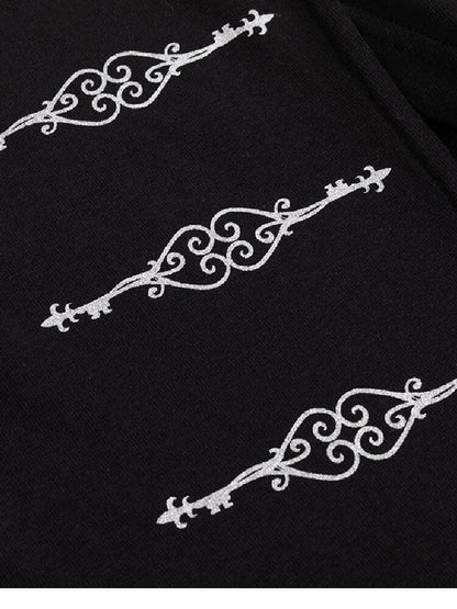 Embossed Silver Lettered Hooded Knit【s0000019236】