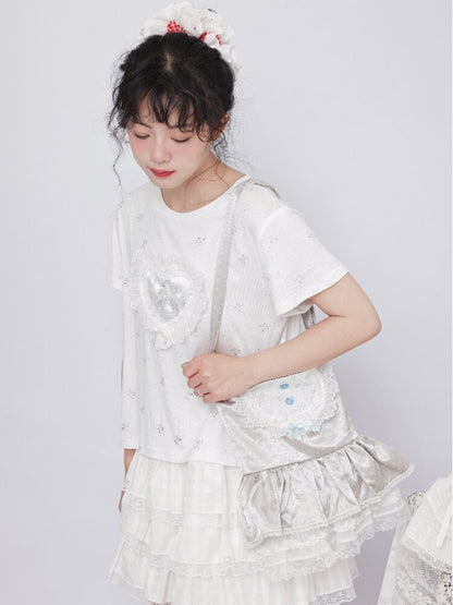Vintage Lace Crossbody Dress Bag【s0000017487】