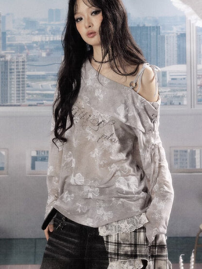 Slanted Collar Bow Sunscreen Top【s0000016526】