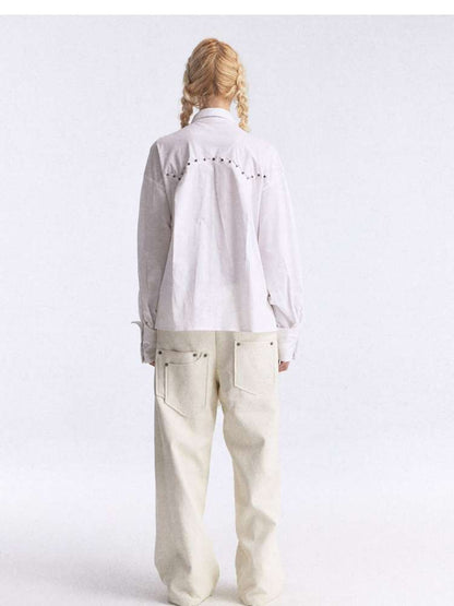Playful Strap Rivet Cargo Shirt【s0000015388】