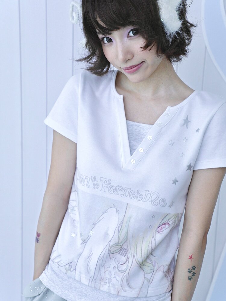 Dreamcore Angel Silver Fake T-Shirt【s0000016544】
