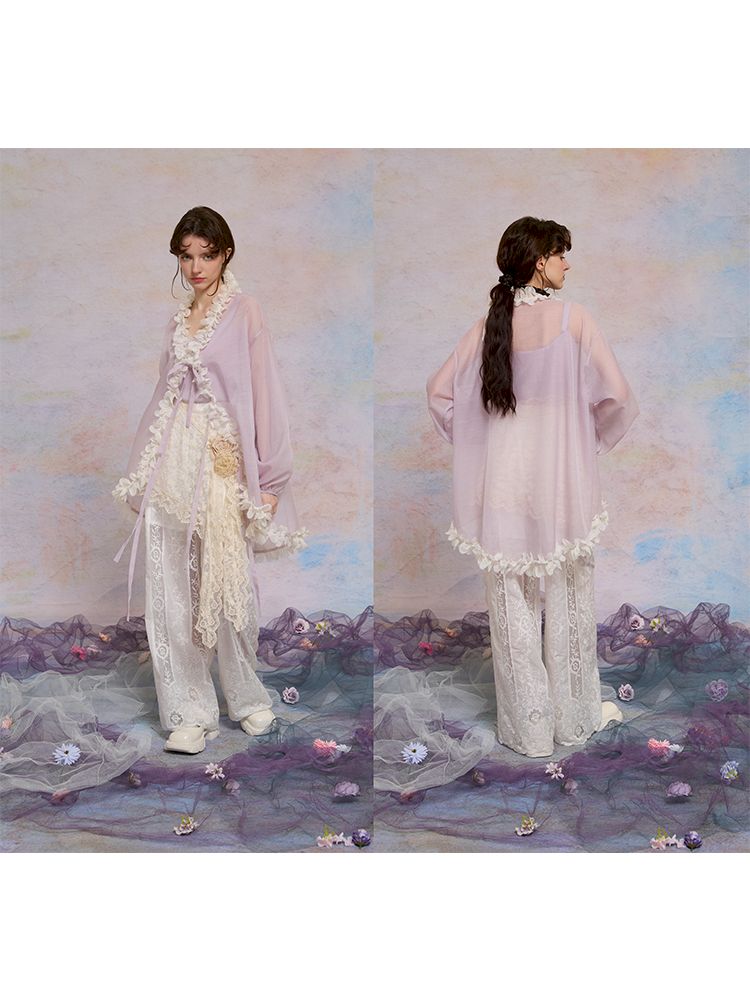 Thin long-sleeved vacation wind sun shirt【s0000013589】