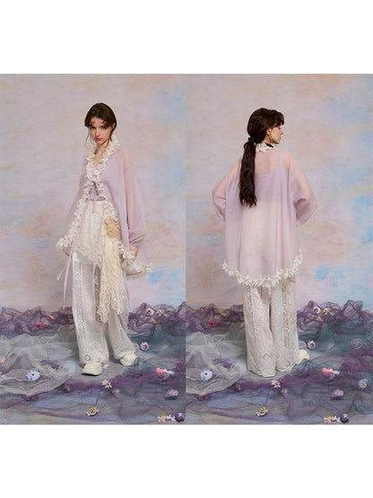 Thin long-sleeved vacation wind sun shirt【s0000013589】
