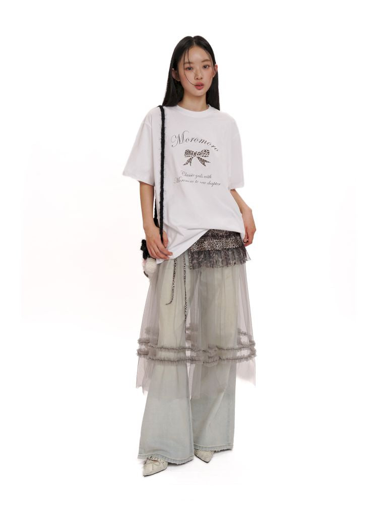 Loose Round Neck Short Sleeve T-Shirt【s0000012505】