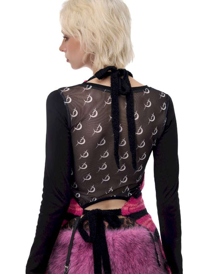 Patch Embroidery Punk Apron Sweater【s0000015118】