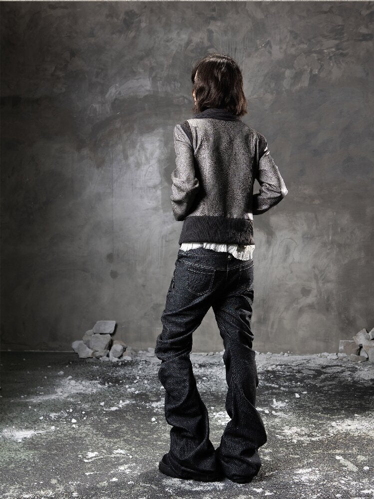 Double Waist Scimitar Denim Pants【s0000015945】