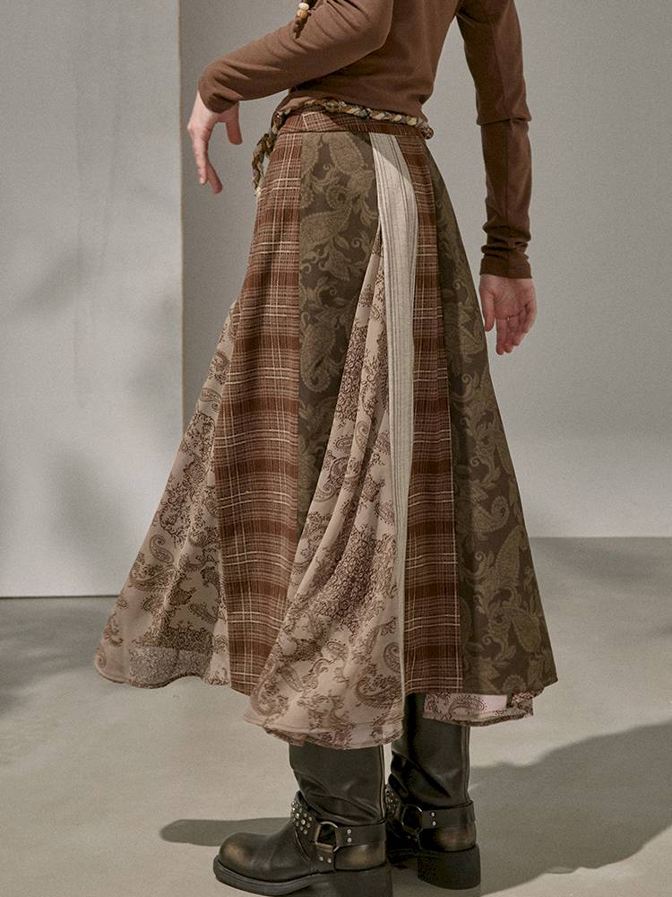 Irregular Patchwork Skirt【s0000014398】