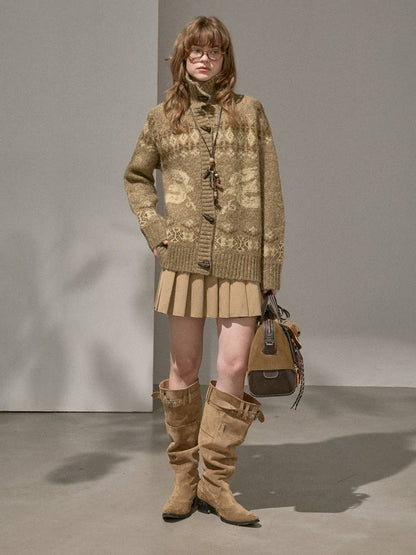 Loose Warm Cardigan Sweater【s0000014380】