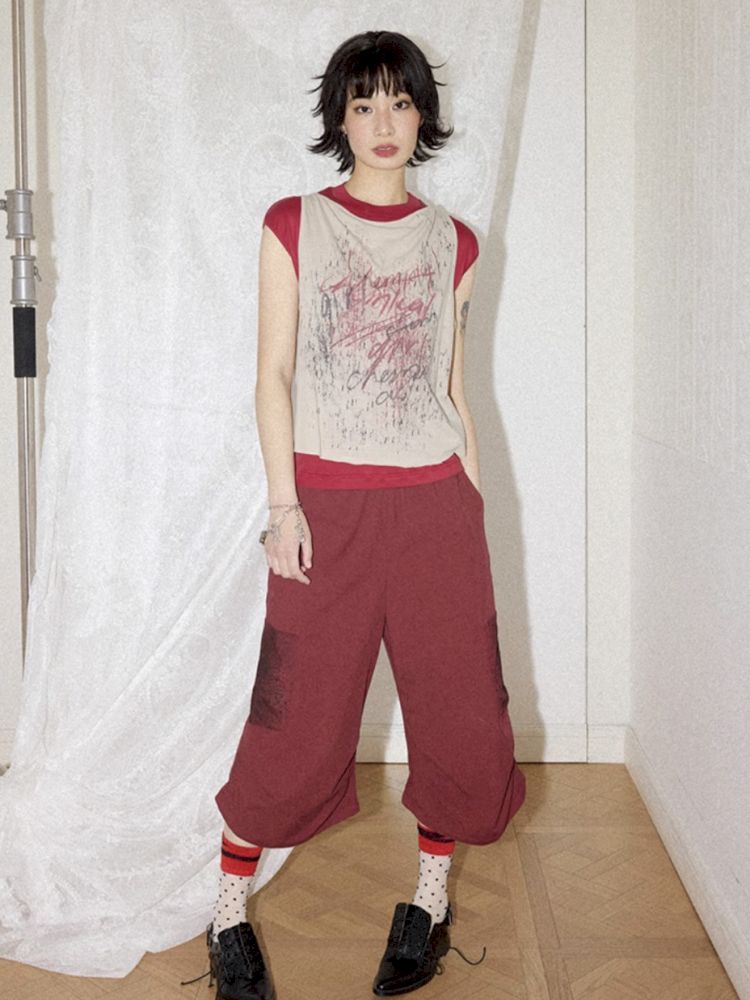 High Waisted Straight Leg Pants【s0000012270】