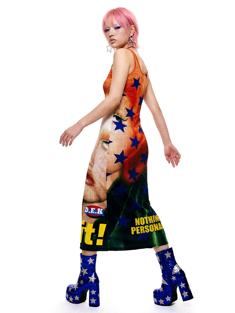 Original Design Slim Vest Long Dress【s0000017403】