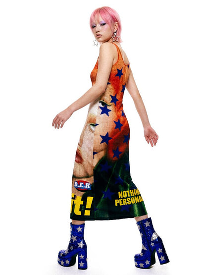 Original Design Slim Vest Long Dress【s0000017403】