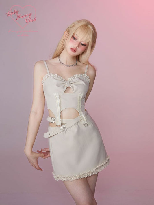 Cutout Camisole Top Sweet and Spicy Set【s0000007859】