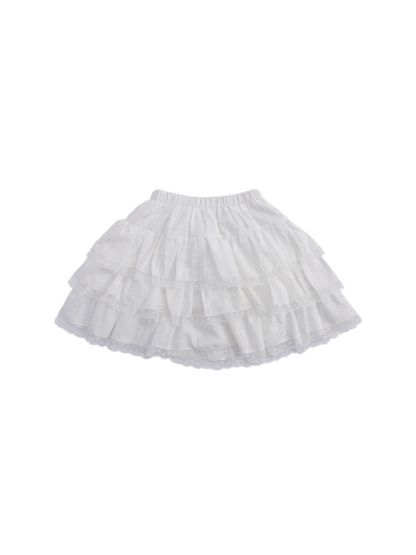 Vintage Lace Satin Cake Skirt【s0000017485】