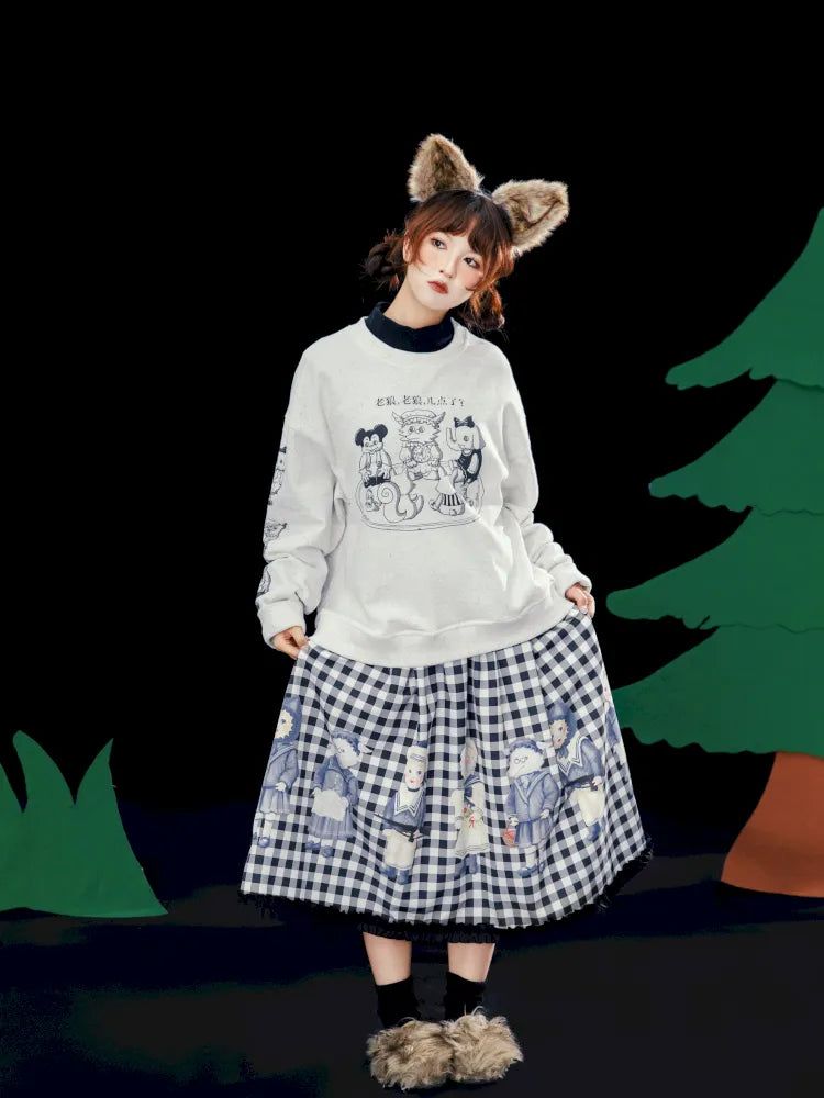 Speckled Casual Print Hoodie【s0000014157】