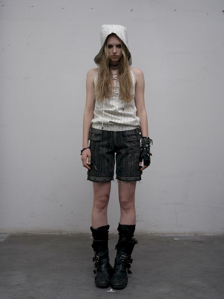 Low Rise Straight Leg Mid Pants【s0000012318】