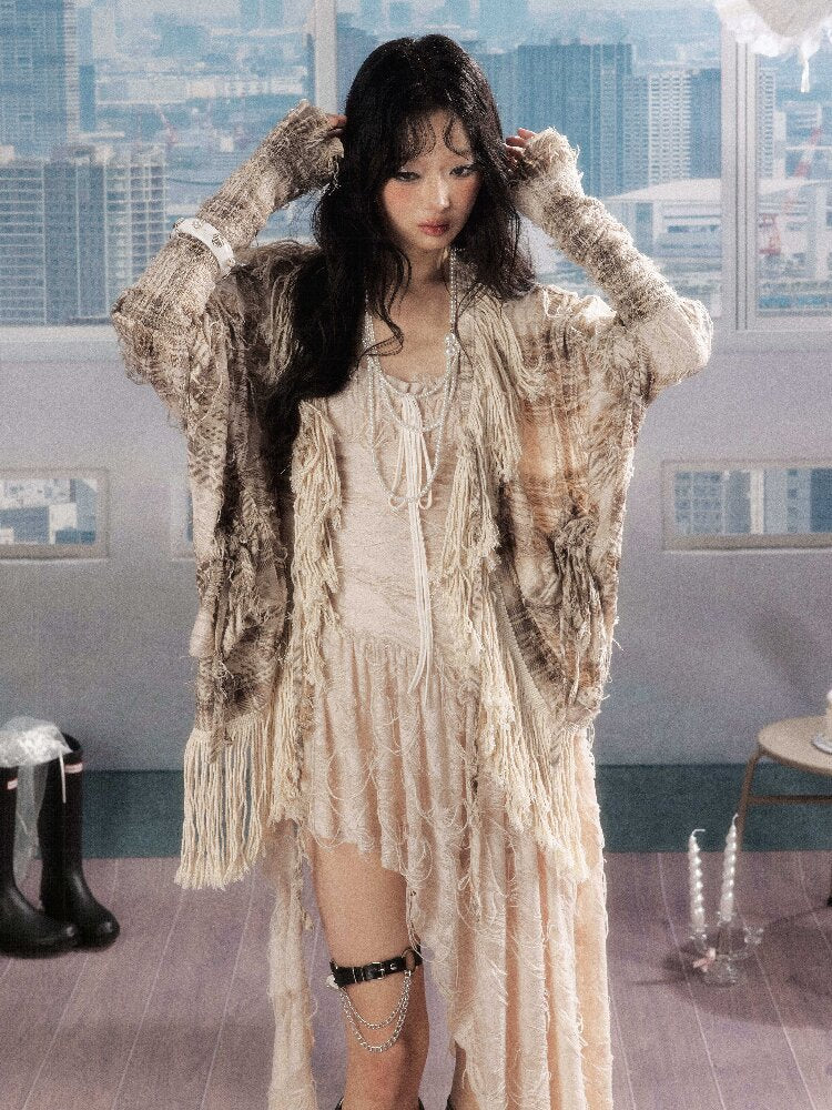 Fringe Drawstring Sunscreen Jacket【s0000016279】