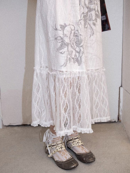 Lace Half-body Skirt【s0000012279】