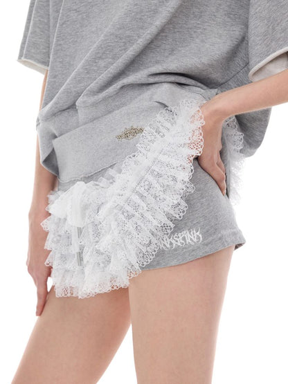 Punk ballet mini skirt【s0000012976】