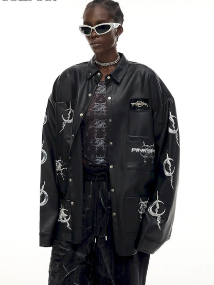 Mirror Concept PU Leather Jacket【s0000014002】