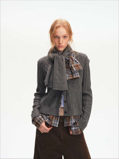 American Wool Twist Knit Sweater【s0000015057】