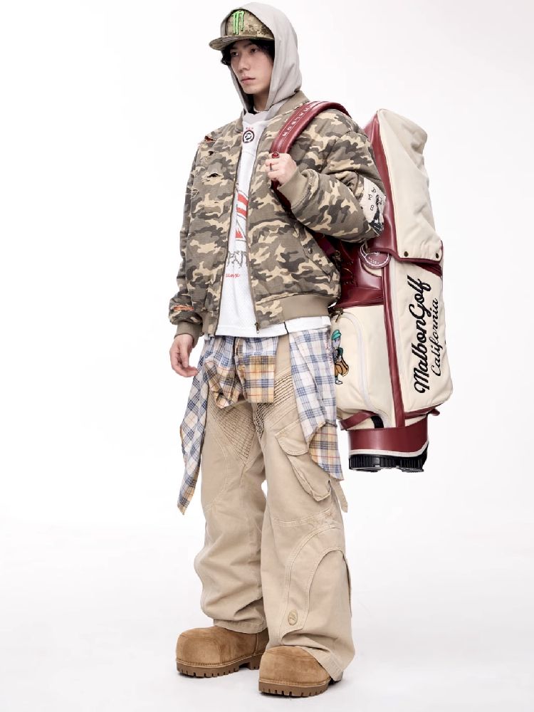 Micro Straight Leg Work Pants【s0000011363】