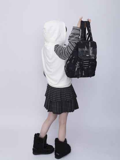 Rabbit Ears Pain Cute Backpack School Bag【s0000014617】