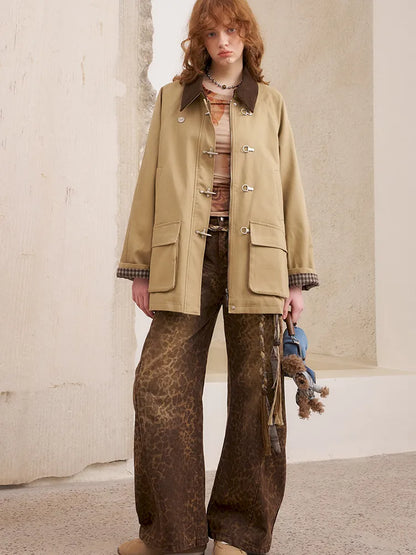 Cotton-lined trench coat【s0000014076】