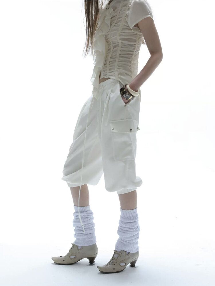 Cargo Pocket Loose Suit Pants【s0000016571】