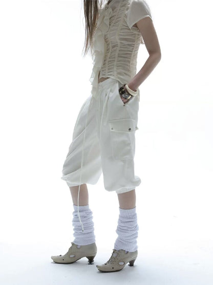 Cargo Pocket Loose Suit Pants【s0000016571】