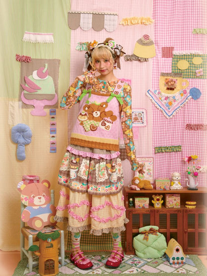 Needle Skeleton Knit Camisole Vest【s0000013701】